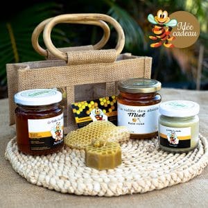 Panier en toile de jute La Vallée Des Abeilles