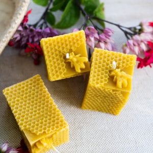 Bougie naturelle à la cire d&rsquo;abeilles