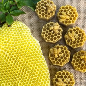 Bougie naturelle à la cire d&rsquo;abeilles